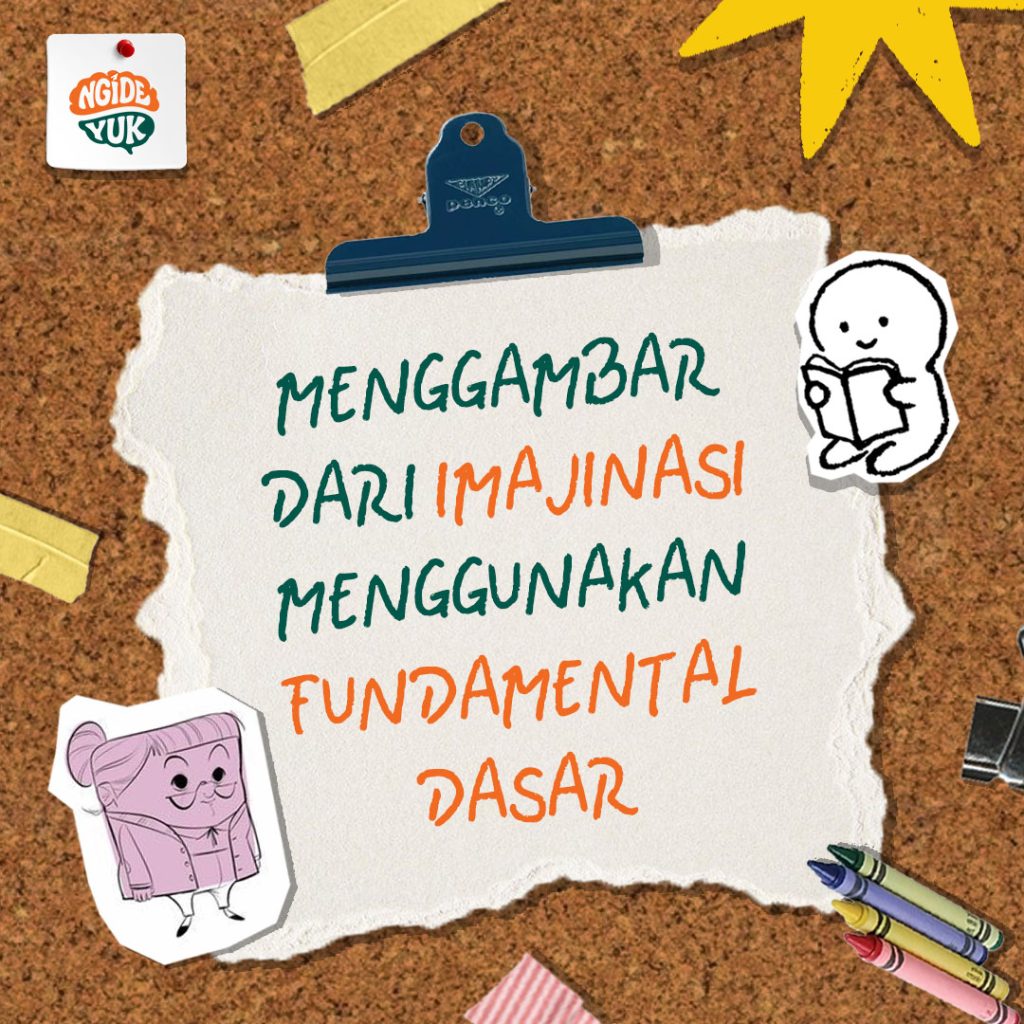 menggambar dari imajinasi